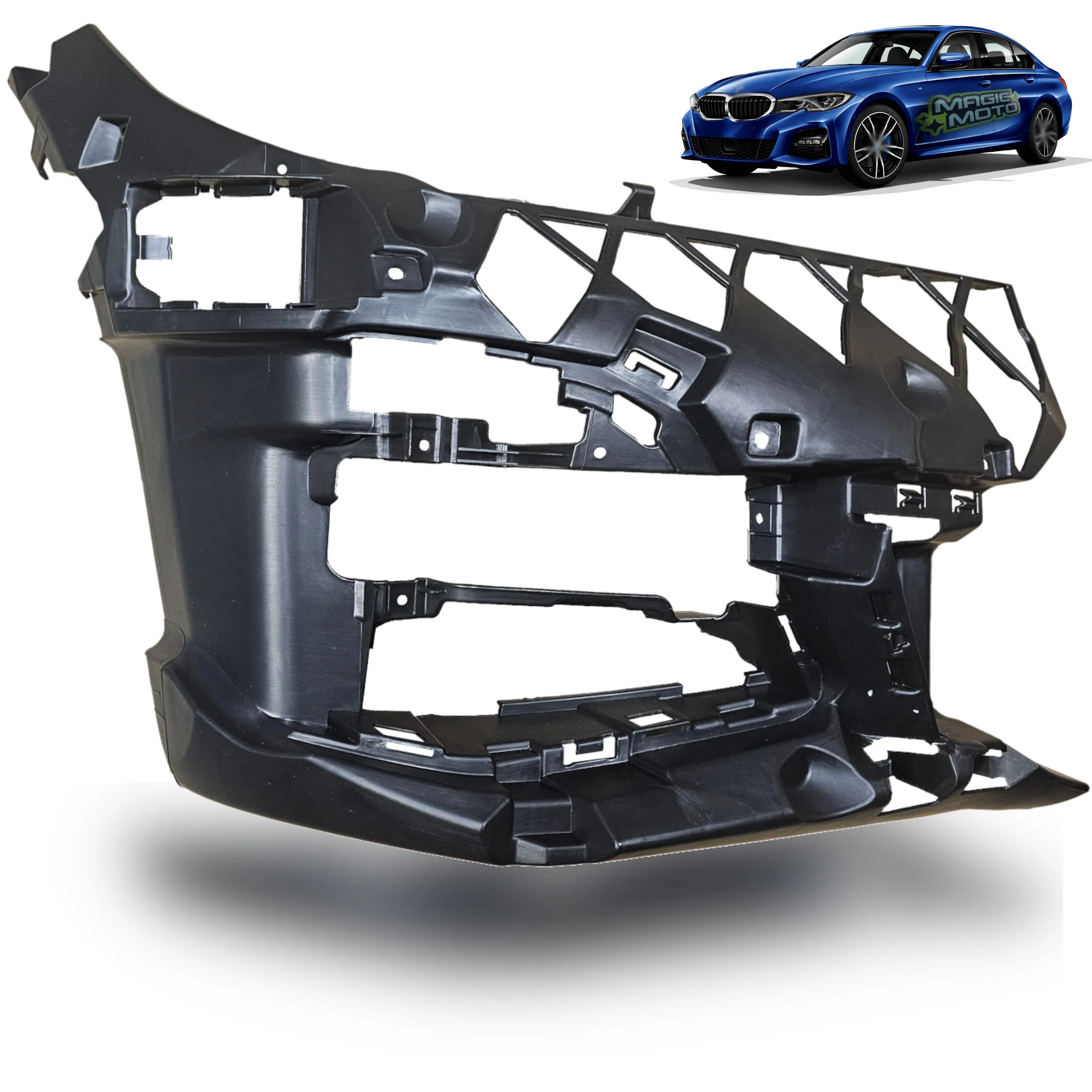 Ślizg zderzaka wewnętrzny PRAWY BMW 3 G20 G21 PRZED LIFT 18-22r M-Pakiet NA HALOGEN (51118069348, 8069348)