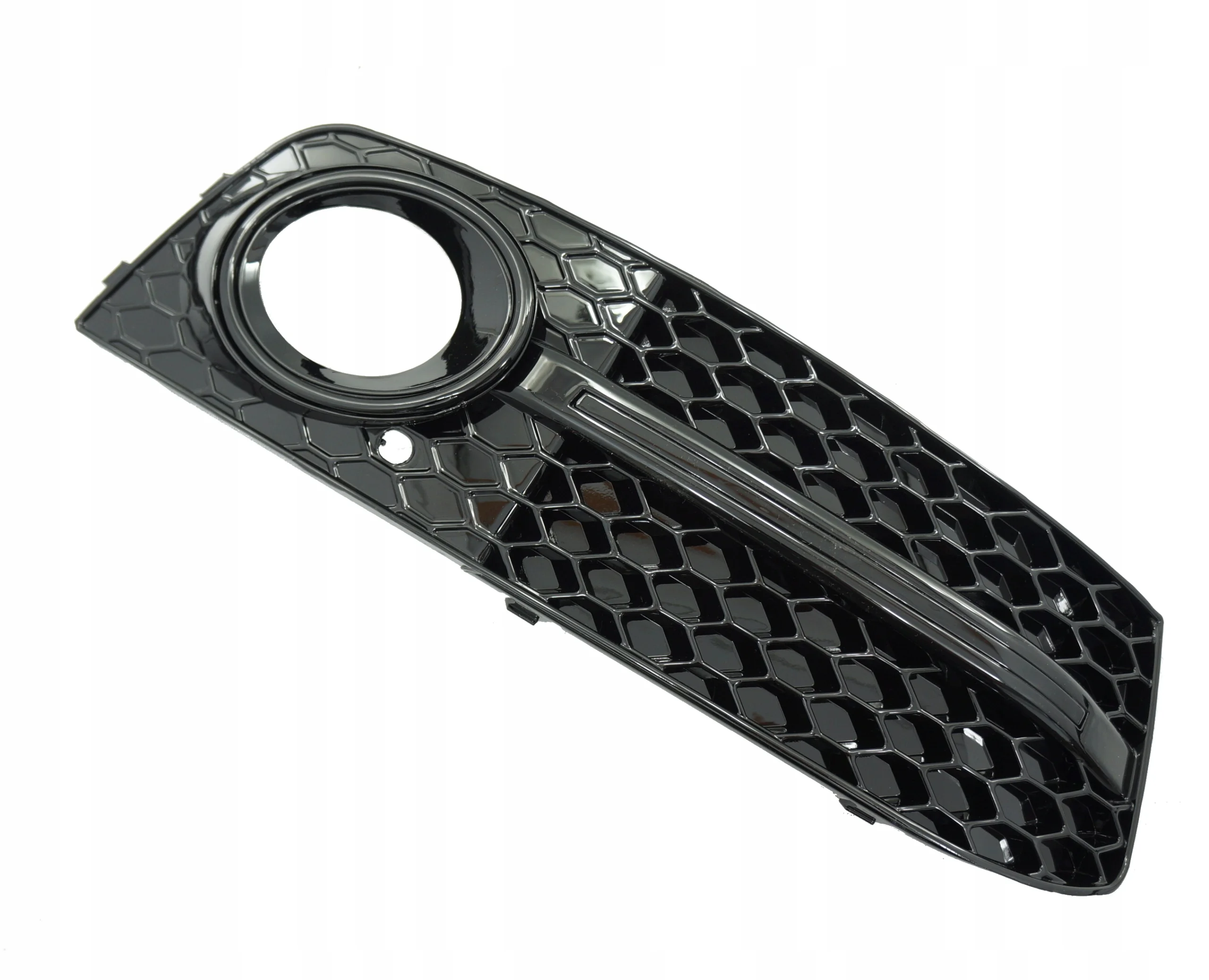 Kratka zderzaka AUDI A4 B8 RS Black look 08-11r PRAWA