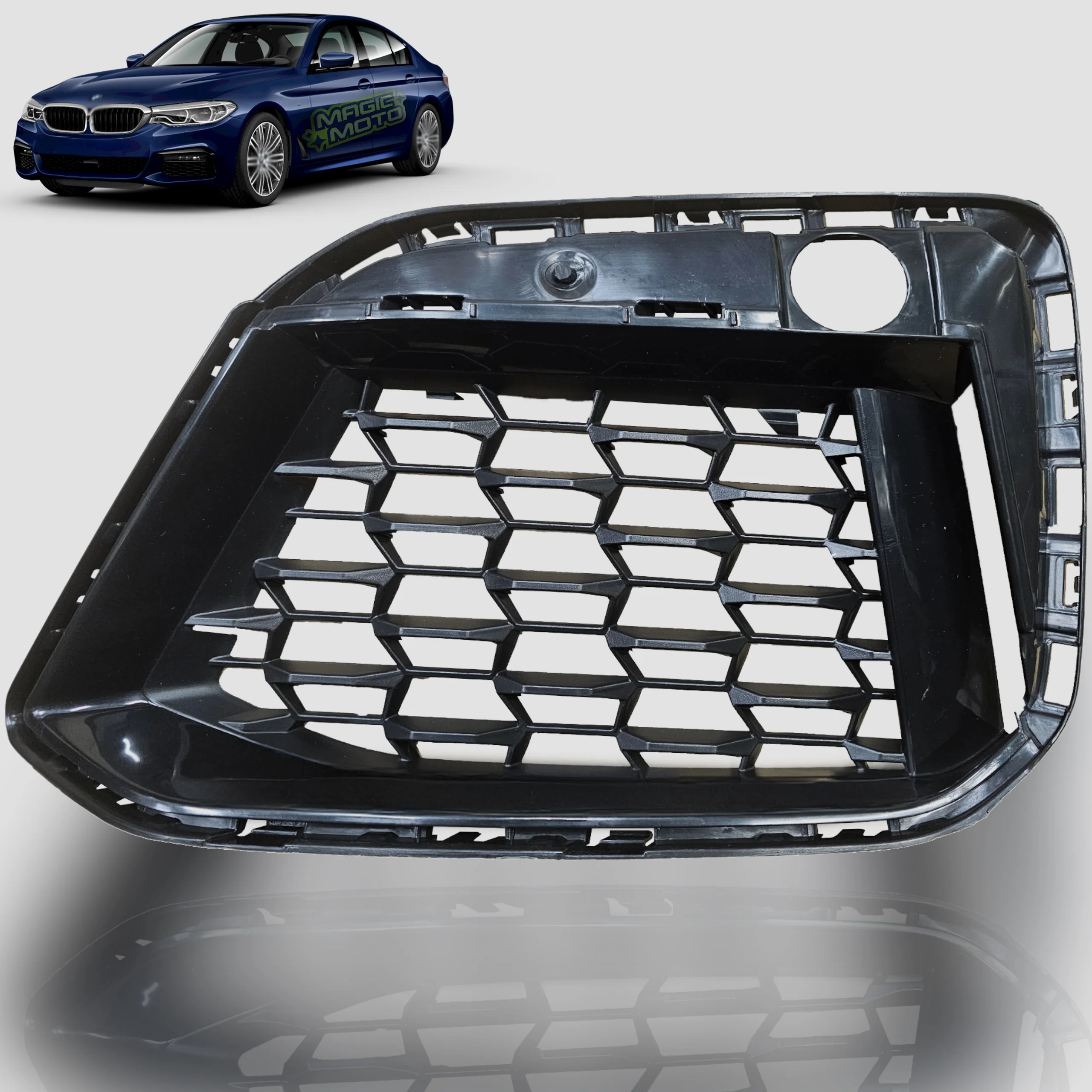 Kratka zderzaka LEWA BMW 5 G30 G31 20r+ M-PAKIET (51118747847, 8747847, 51118098669)