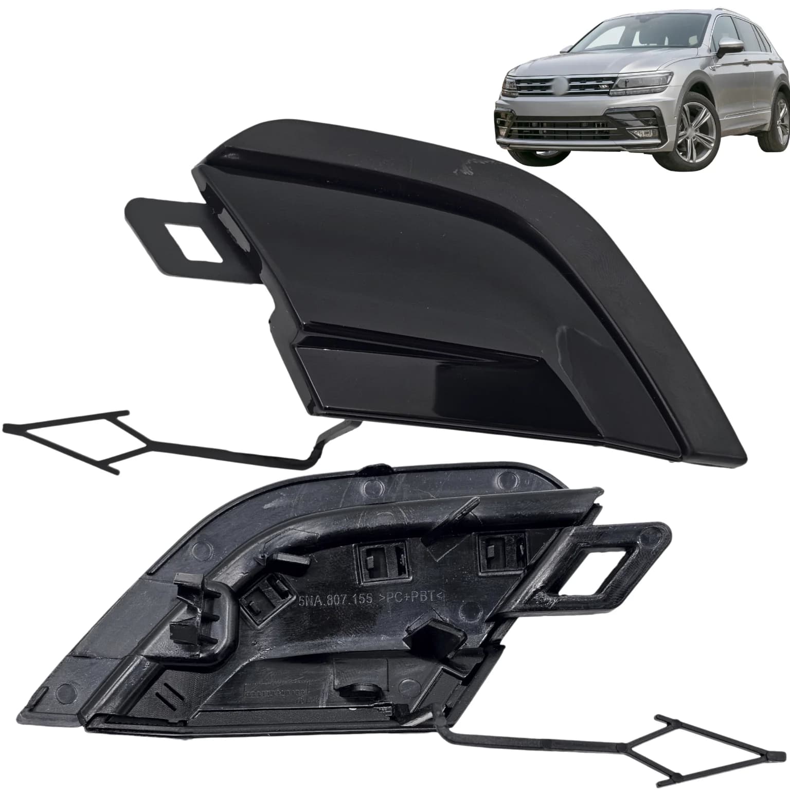 Zaślepka haka holowniczego VOLKSWAGEN TIGUAN II 5NA 16-20R R-LINE PRZÓD (5NA807241A)