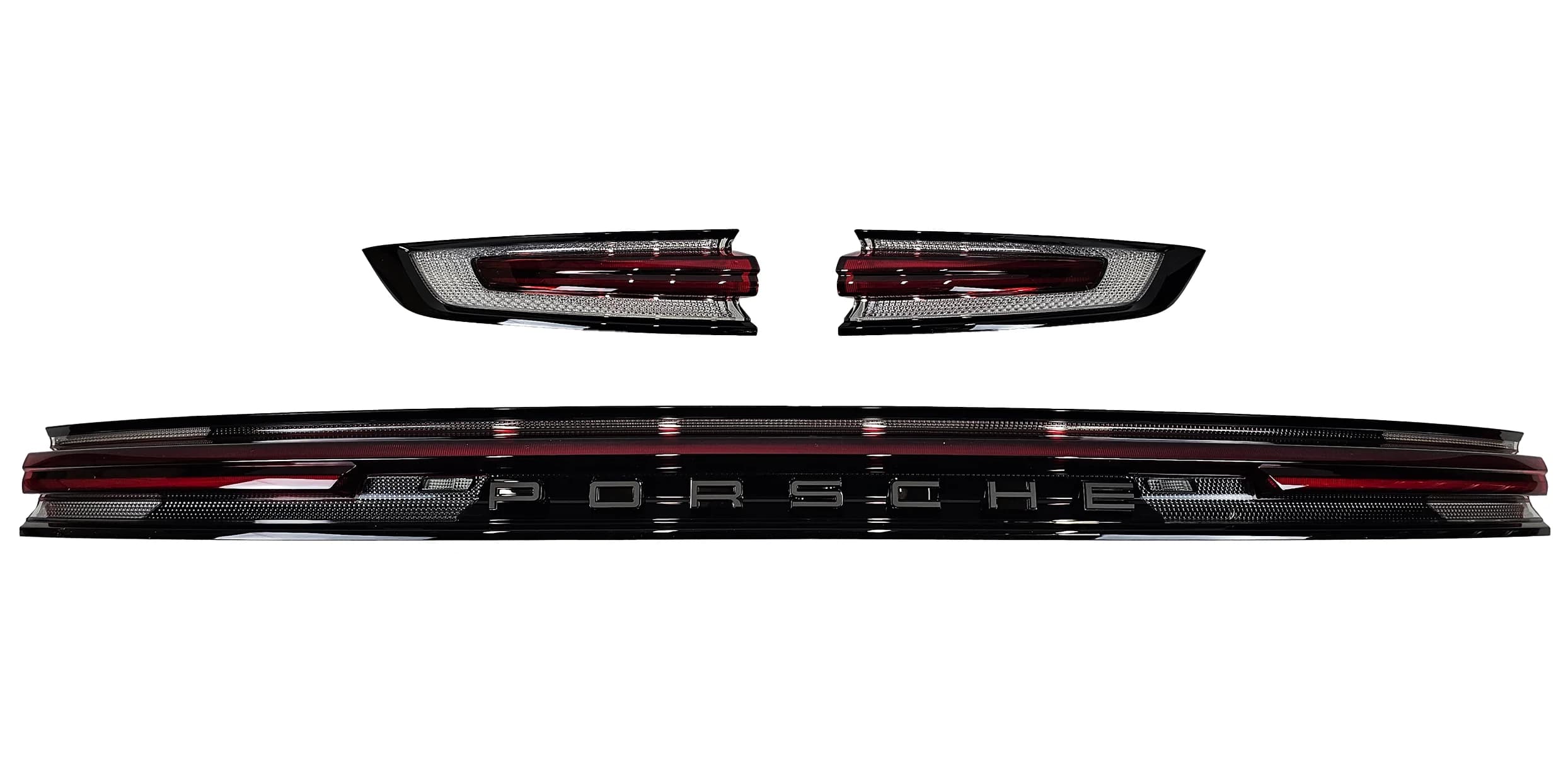 Lampa tylna PORSCHE CAYENNE III 9Y0 LIFT LEWA + PRAWA + ŚRODEK CZERWONE 23-