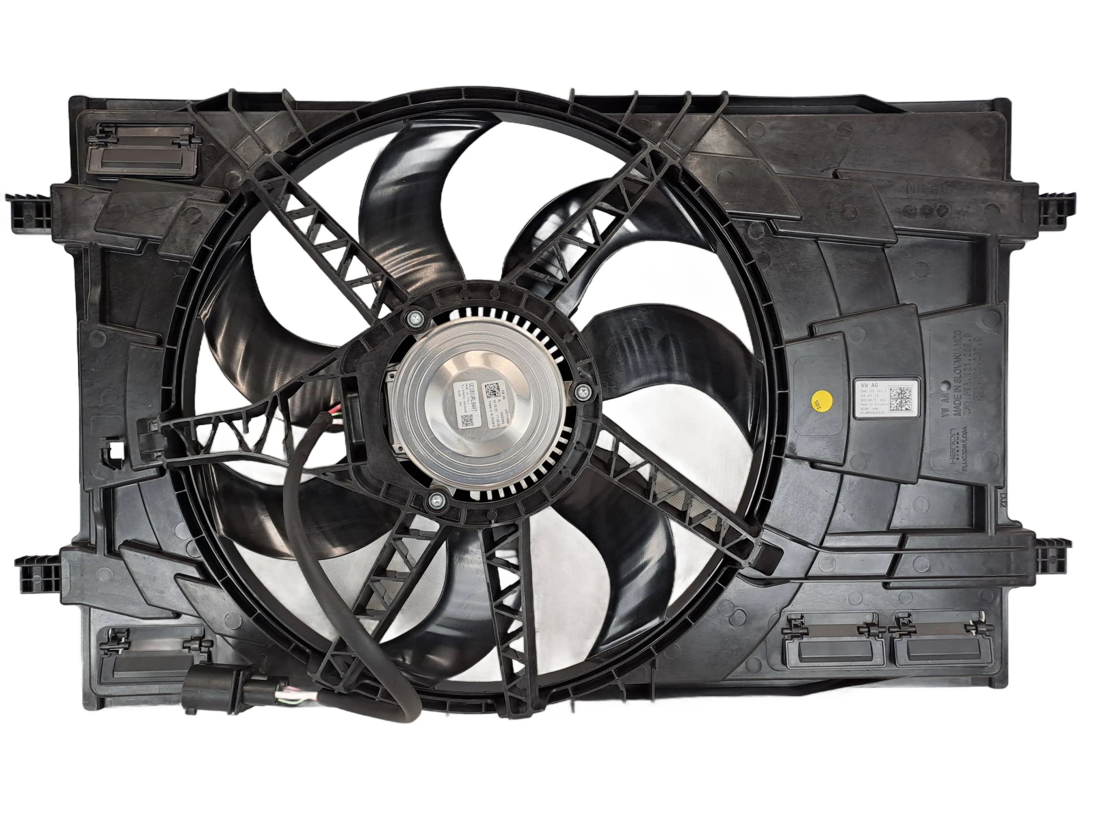 Wentylator chłodnicy AUDI SKODA VW 5WA121205D (5WA121205D, 5WA121207C)