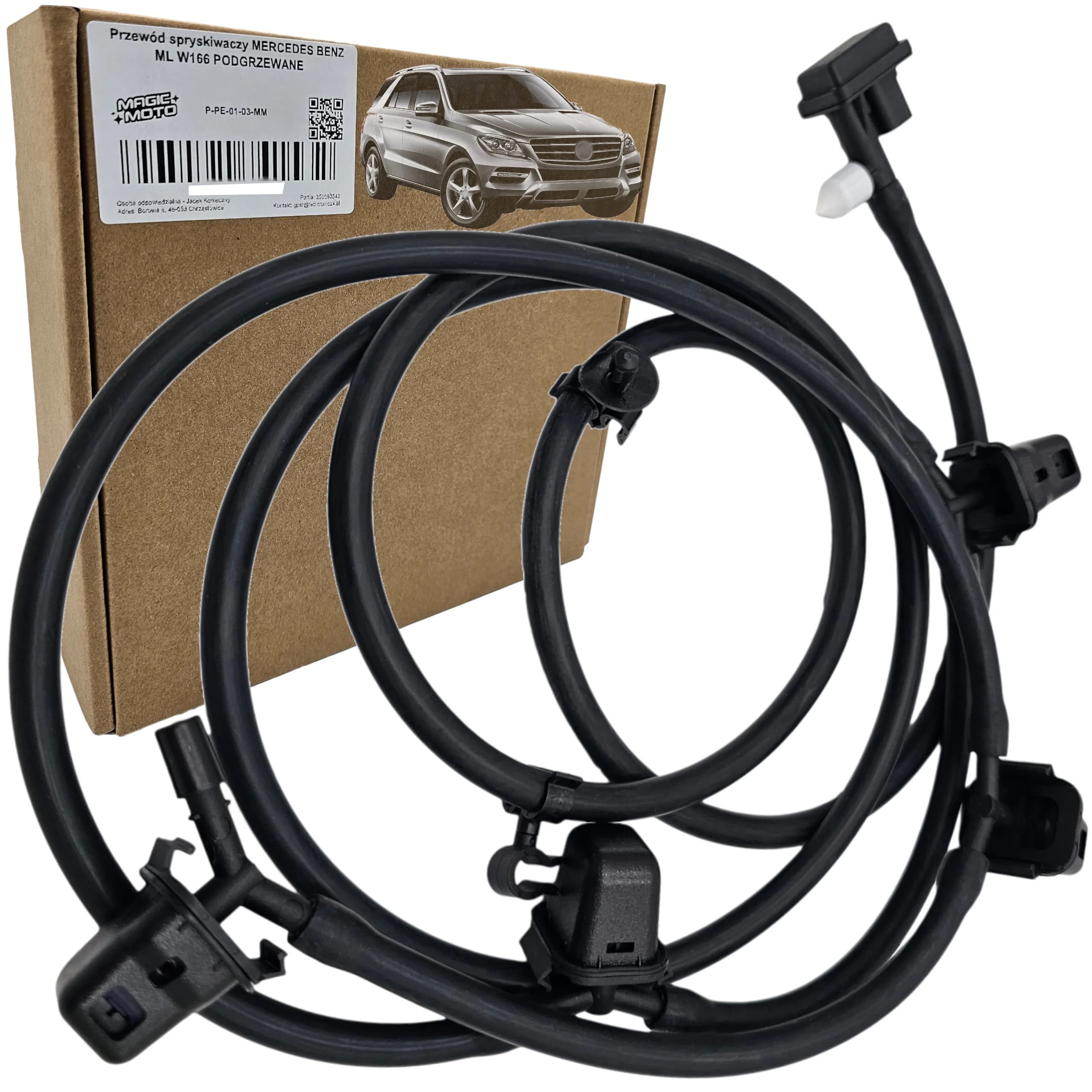 Przewód spryskiwaczy MERCEDES BENZ ML W166 PODGRZEWANE (A1668601092)