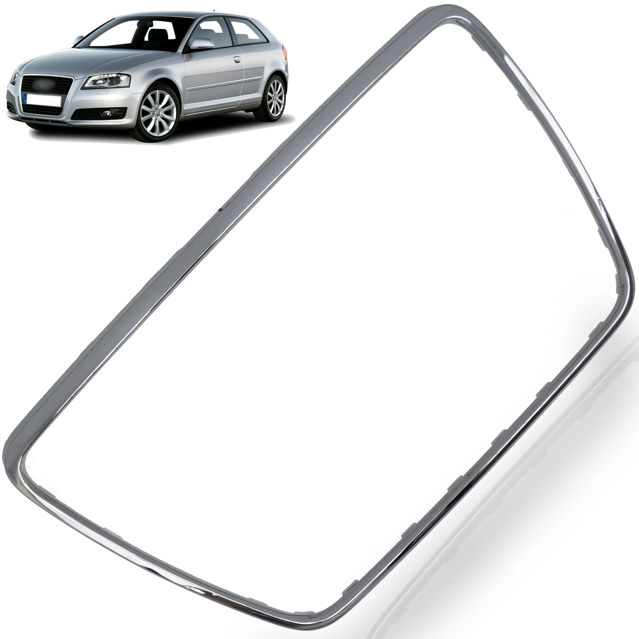 Ramka atrapy AUDI A3 8P FL 08-12r (8P0853651M, 8P0853651P)