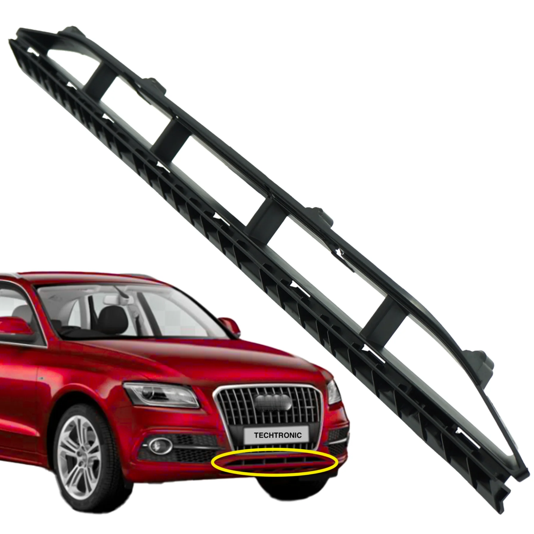 Kratka środkowa zderzaka AUDI Q5 8R FL S-LINE (8R0807647B)