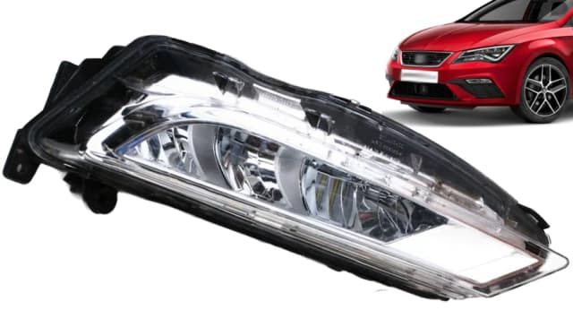 Halogen SEAT LEON III FL 17-20r FR DRL PRAWY
