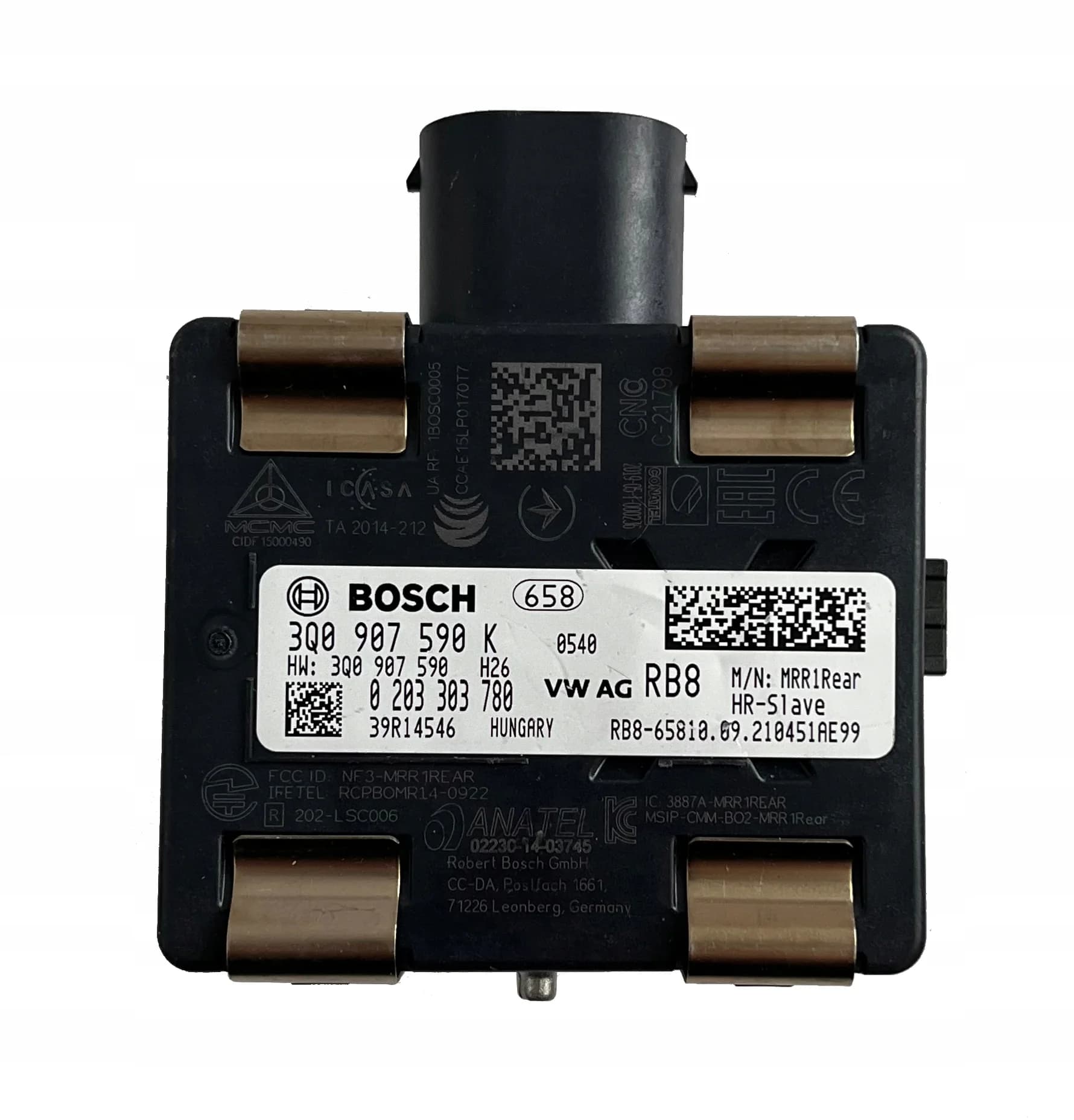 RADAR DISTRONIC ACC VW SKODA SEAT 3Q0907590K (3Q0907590K)