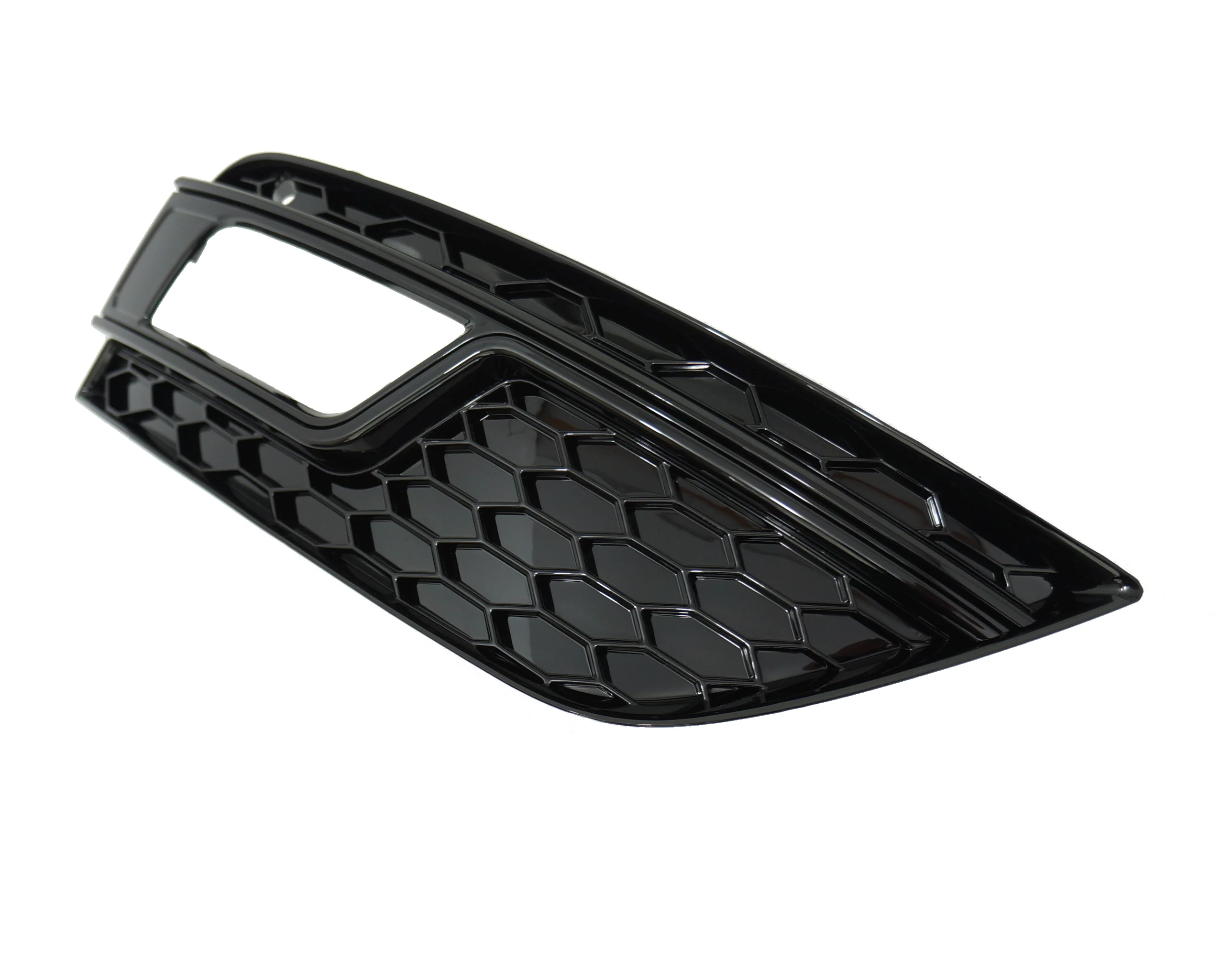 Kratka zderzaka AUDI A4 B8 FL RS LOOK BLACK PRAWA