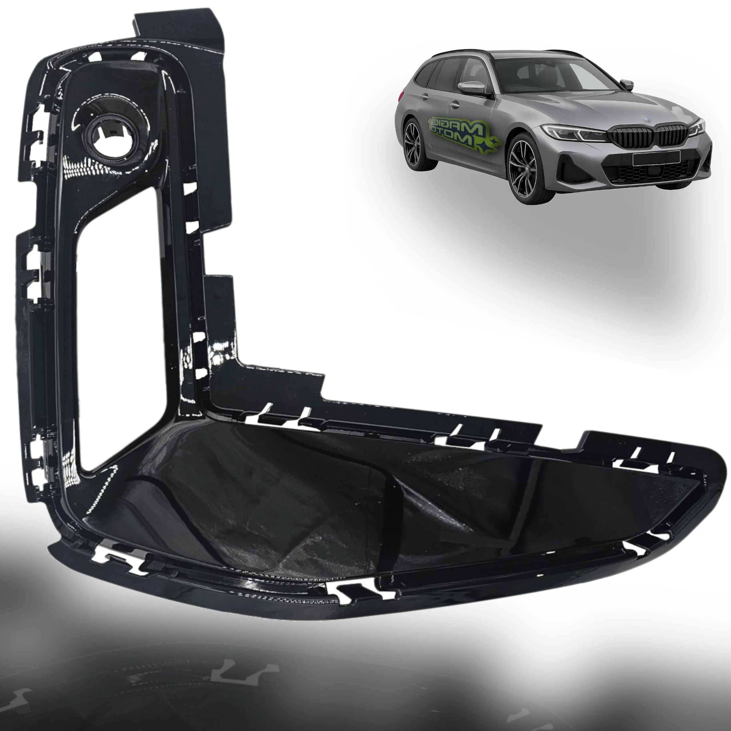 Kratka zderzaka PRAWA BMW 3 G20 G21 22r+ Z PDC (51118085698, 8085698)