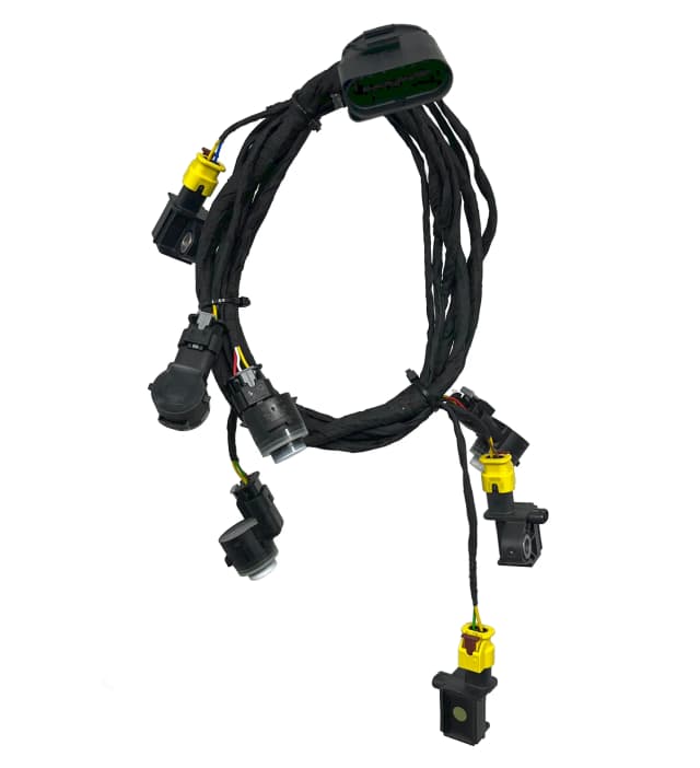 Wiązka czujników PDC - AUDI A3 8V PRZÓD 4xPDC + 3XUDERZENIOWY