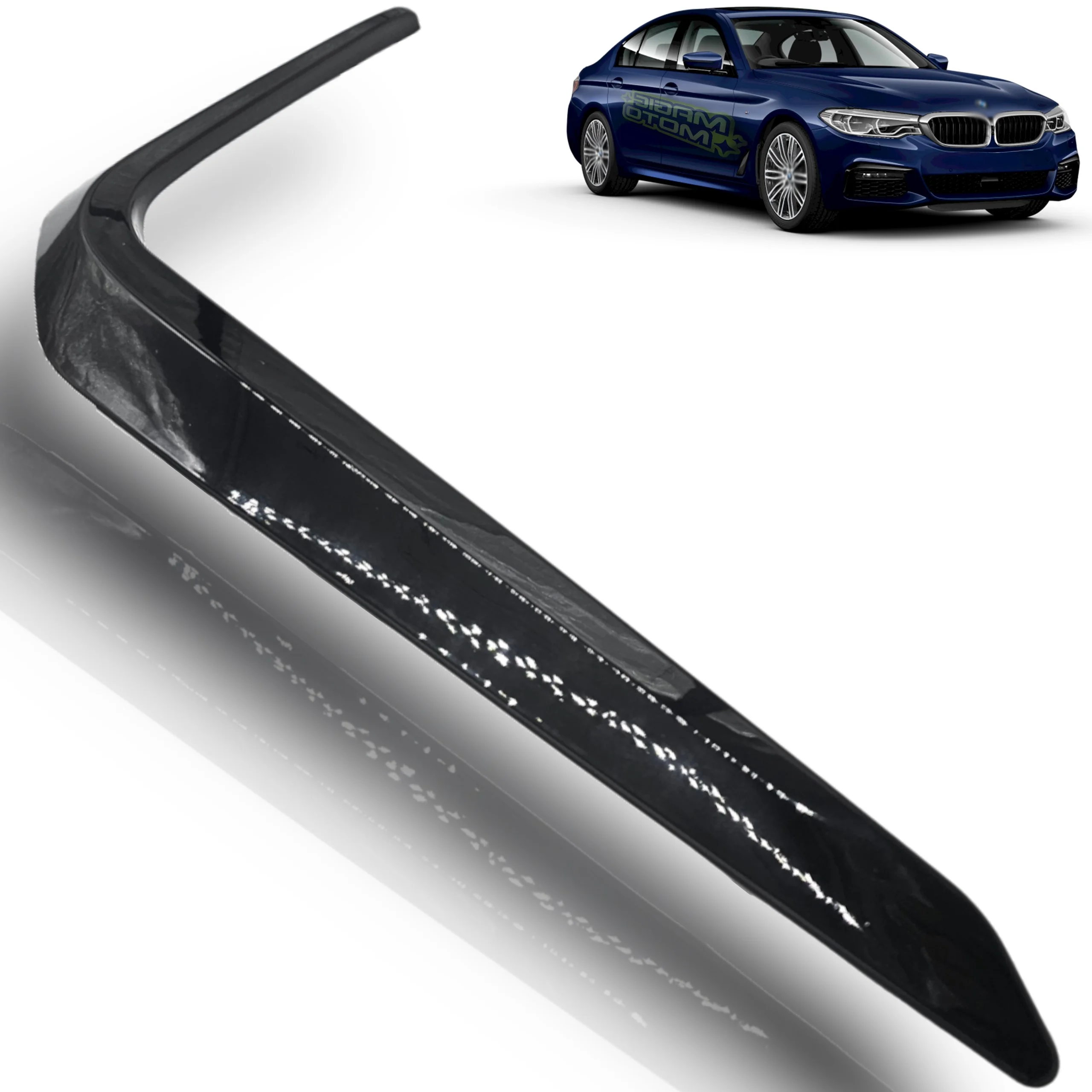 Listwa kratki zderzaka LEWA BMW 5 G30 G31 M-PAKIET 16r+ (51118064979, 8064979)