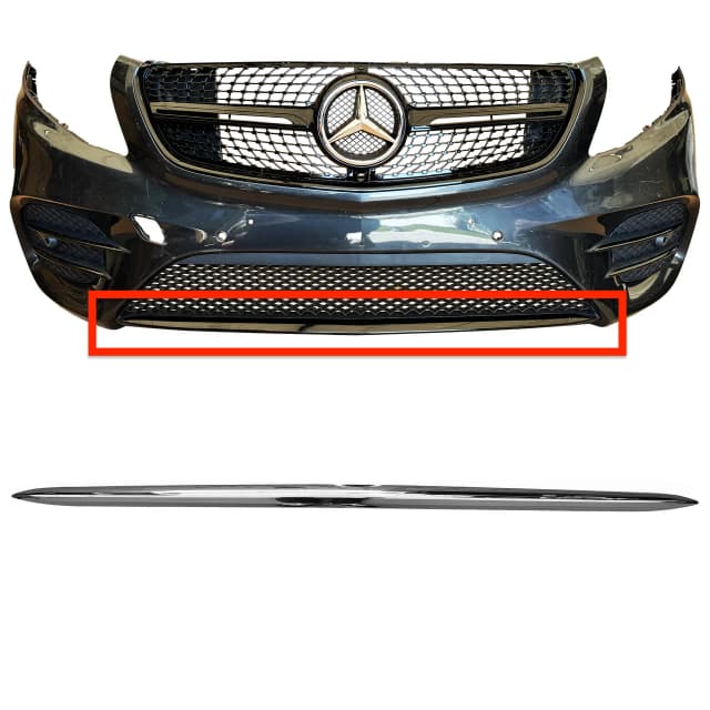 Listwa zderzaka MERCEDES VITO III AMG 14-18r silver