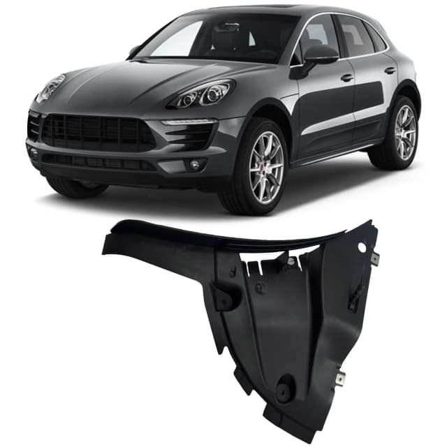 Spoiler nadkola PORSCHE MACAN 95B 14-18r LEWY