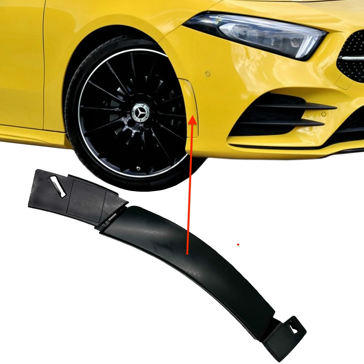 Listwa zderzaka MERCEDES A-KLASA W177 AMG 18-22r PRAWA (A1778857303)