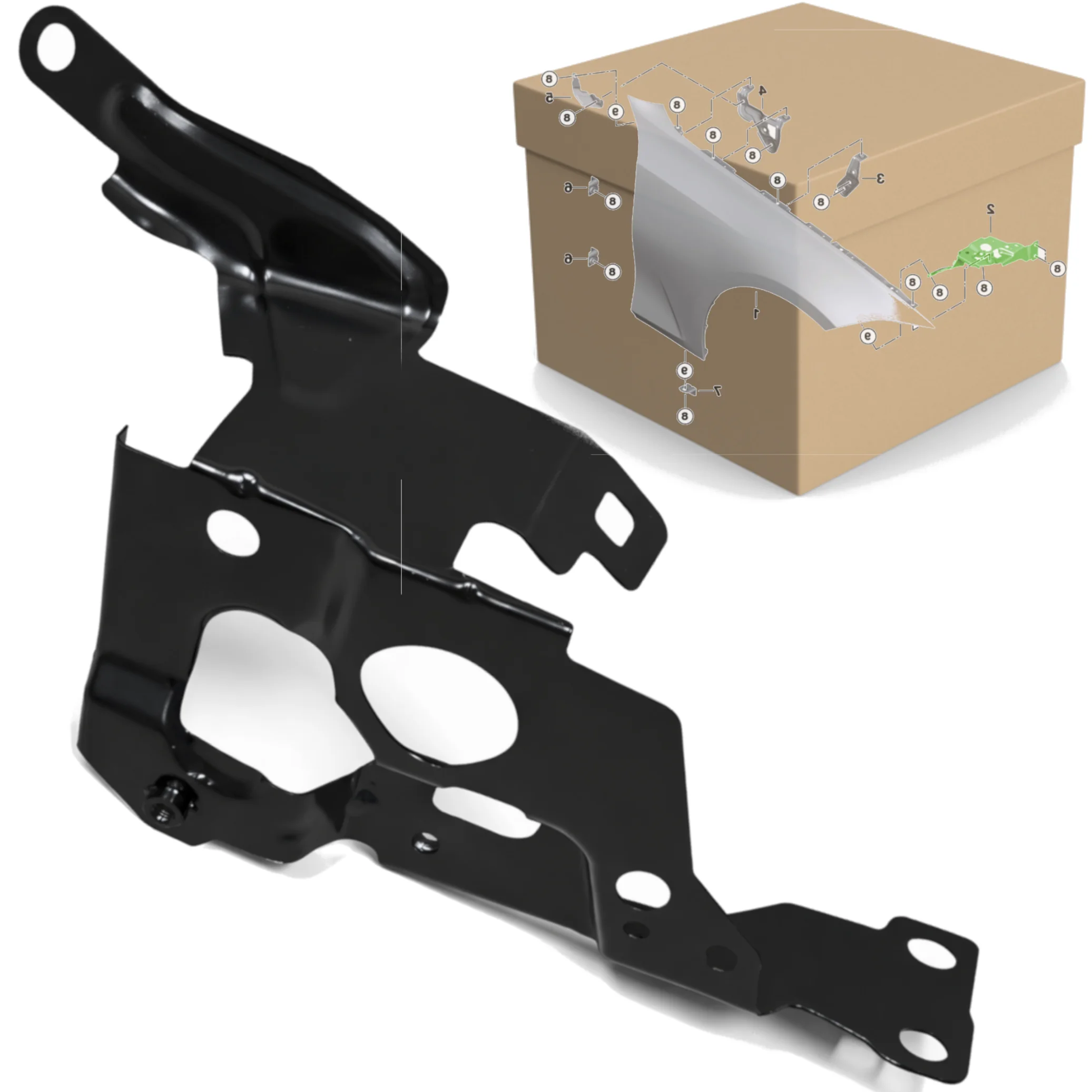Mocowanie błotnika BMW 3 G20 G21 18r+ PRAWY (41008494438)