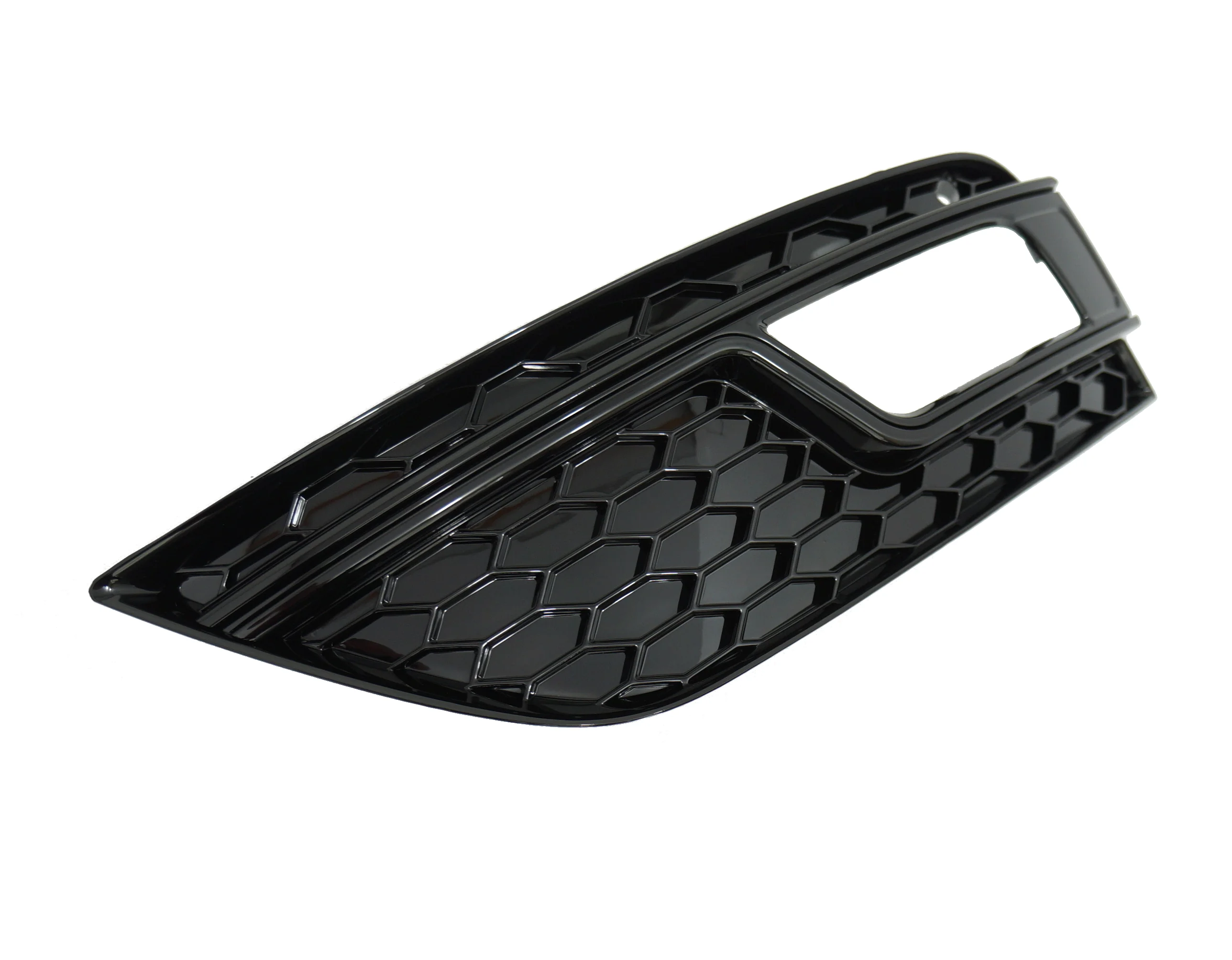 Kratka zderzaka AUDI A4 B8 FL RS LOOK BLACK LEWA