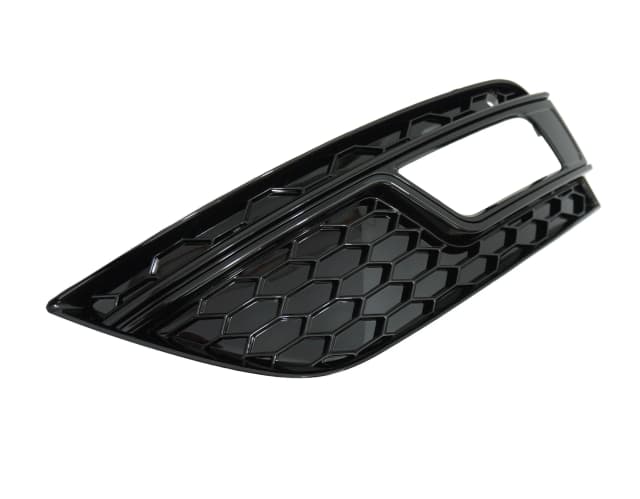 Kratka zderzaka AUDI A4 B8 FL RS LOOK BLACK LEWA