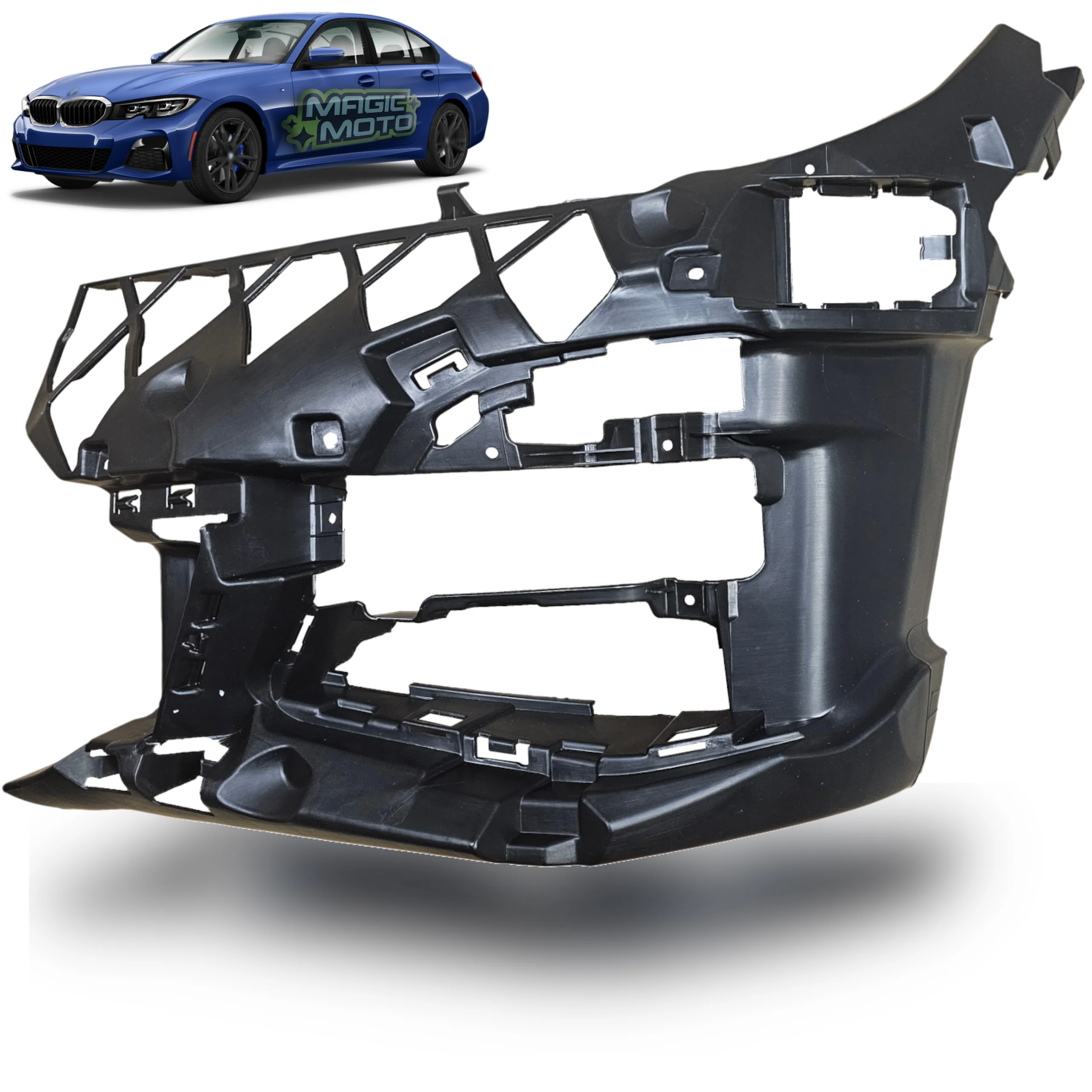 Ślizg zderzaka wewnętrzny LEWY BMW 3 G20 G21 PRZED LIFT 18-22r M-Pakiet NA HALOGEN (51118069347, 8069347)