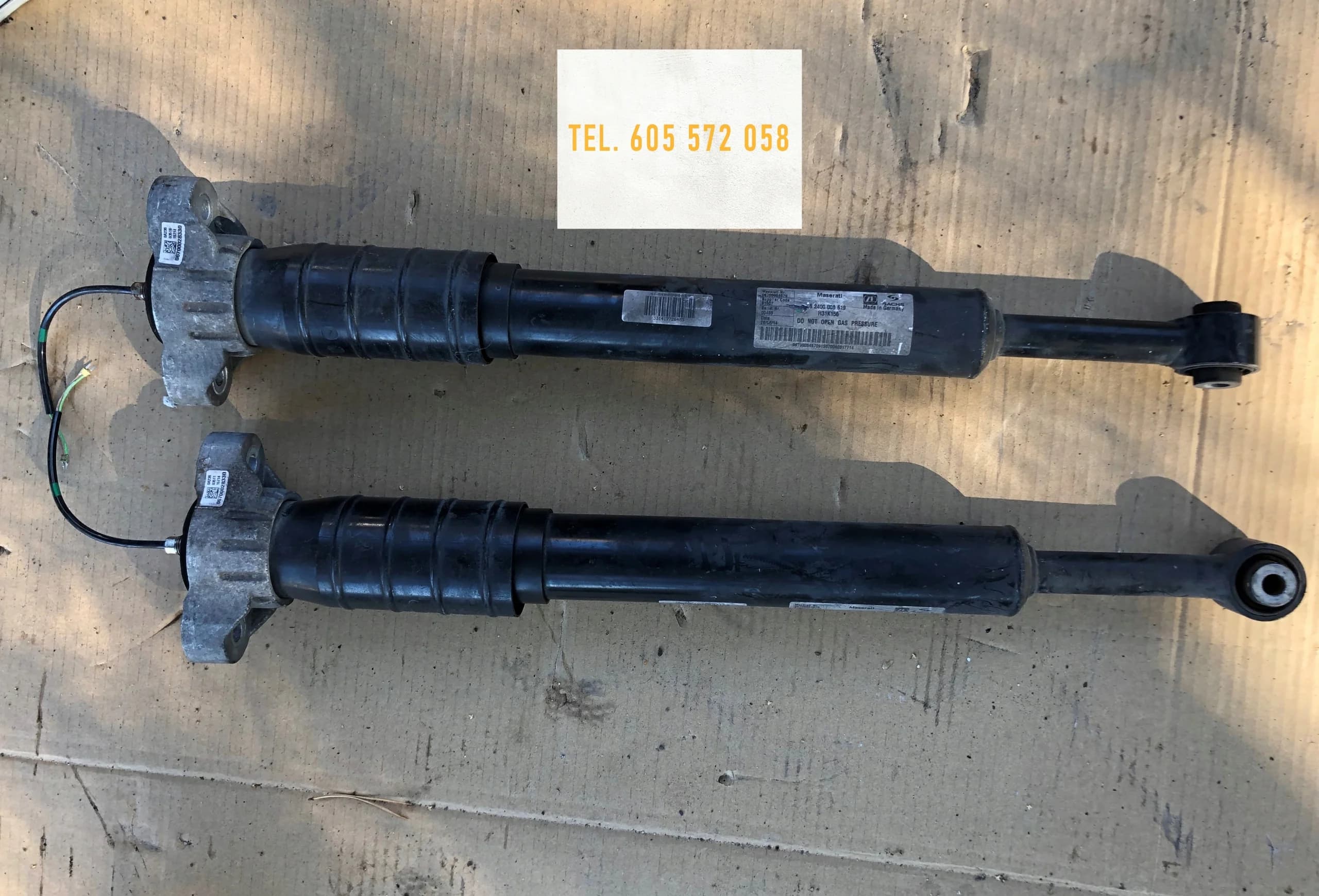 AMORTYZATOR TYŁ MASERATI QUATTROPORTE VI GHIBLI