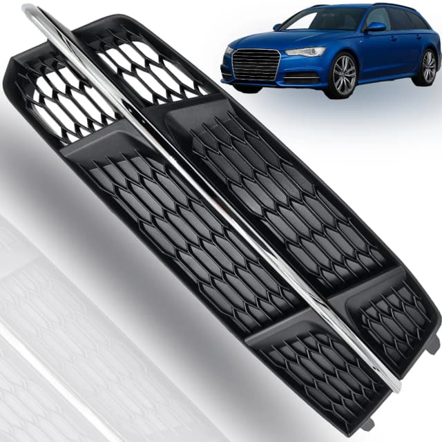 Kratka zderzaka AUDI A6 C7 FL S-LINE/COMPETITION Chrom LEWA