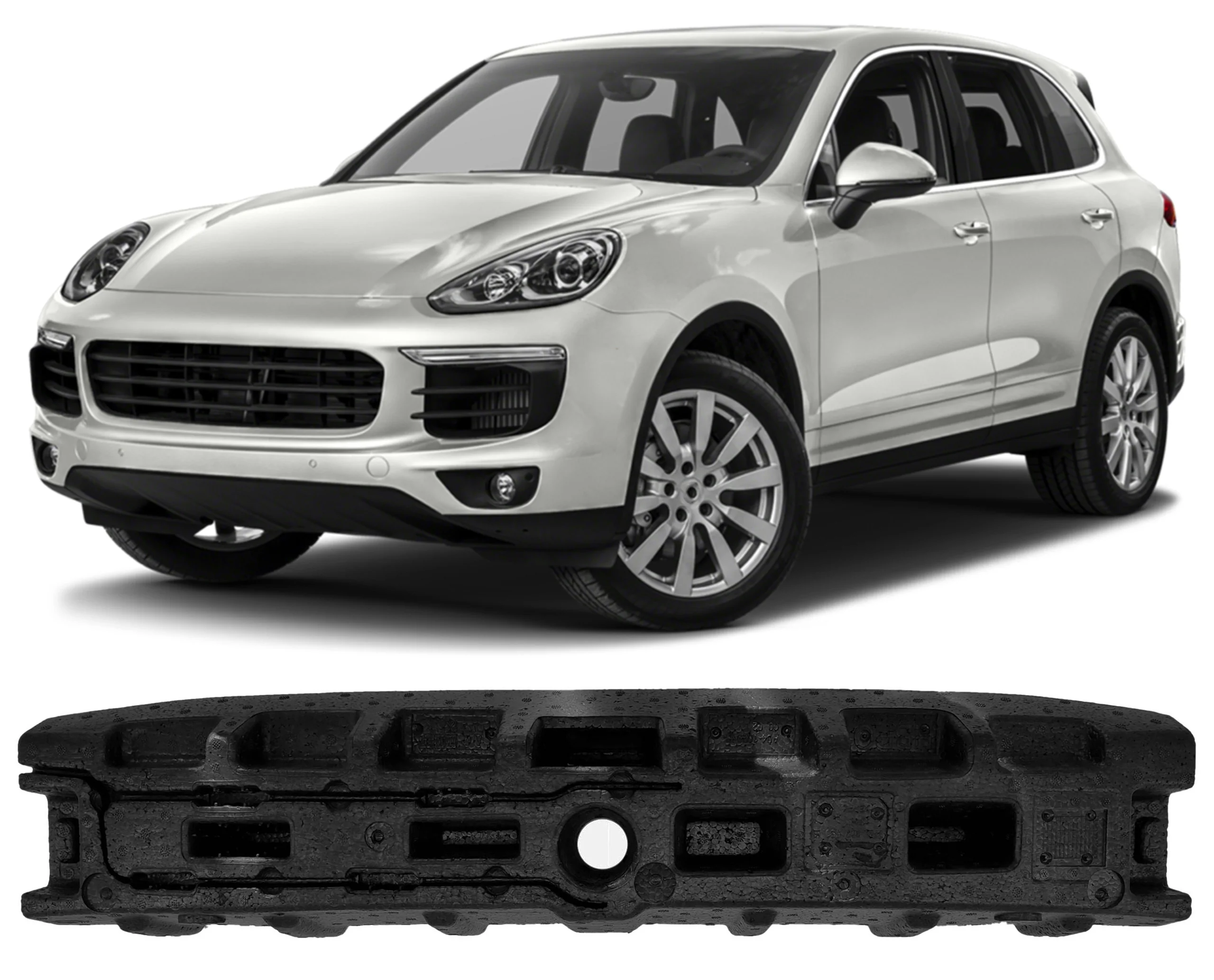 Absorber zderzaka PORSCHE CAYENNE 958 7P5 14-17r (95850555020, 95850555030)