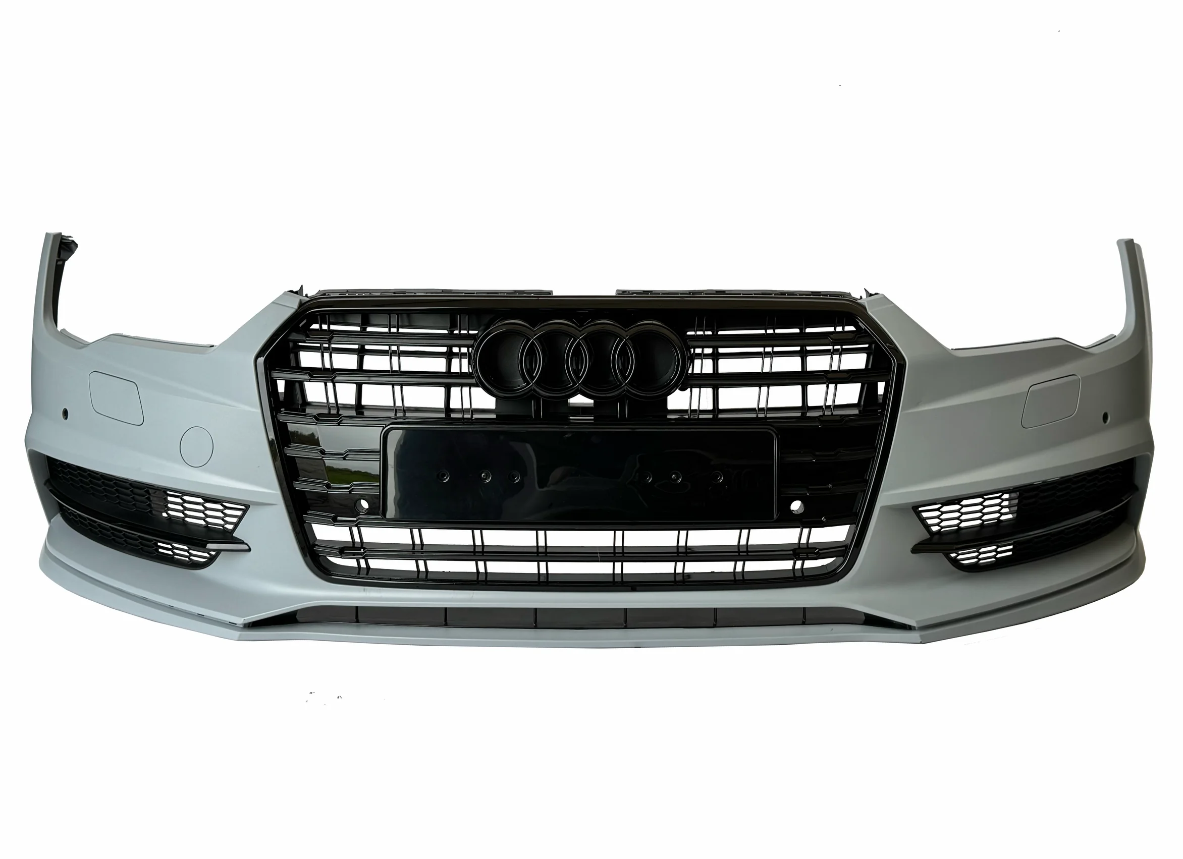 Zderzak przedni AUDI A7 4G8 S-LINE FL 14-18R S7 LOOK BLACK (4G8807437AD, 4G8807437AE, 4G0807437AG)